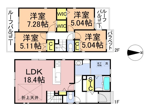 新築戸建　岐阜市六条東　全6区画分譲の区画図|■5号棟　■ヤマダ不動産　株式会社リライフ　
■夢のマイホーム購入をフルサポートします！