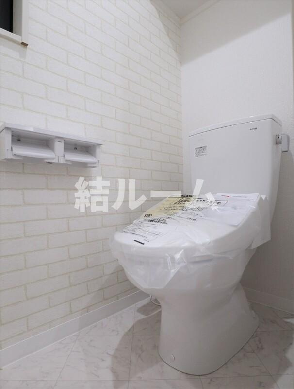 板橋区中丸町の賃貸マンションのトイレ