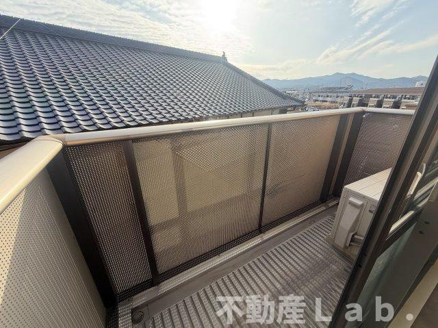 西原一番館のバルコニー