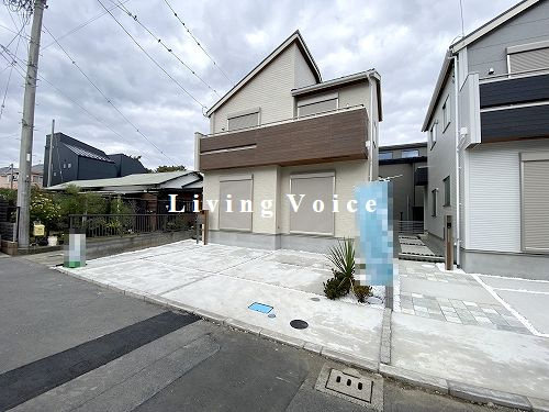 【外観】 | 【仲介手数料０円】茅ヶ崎市南湖4丁目　新築一戸建て　2号棟　全2棟 | 1号棟　茅ヶ崎市南湖4丁目　新築一戸建て　全2棟