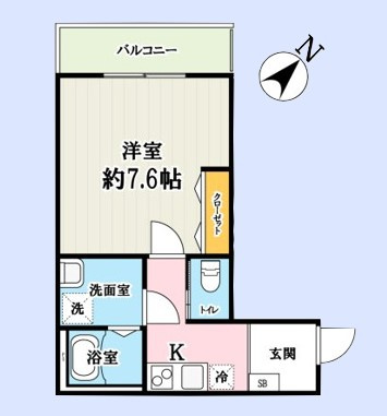 キャメル川越　都Aの間取り