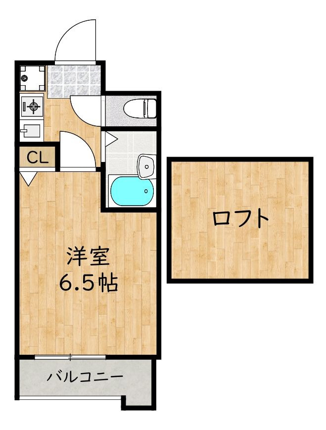 アバンティ薬院の間取り