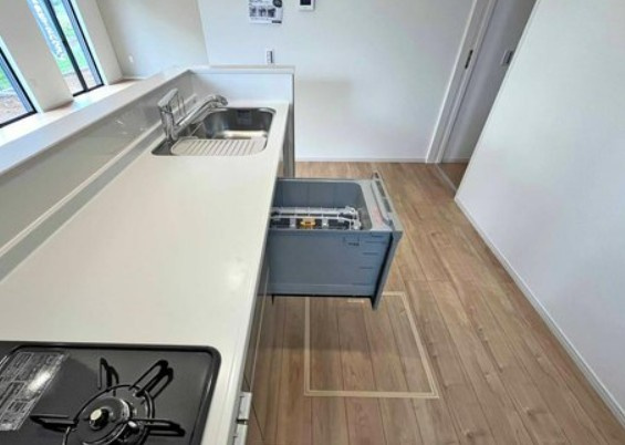 【新築】坂戸市片柳5期 2号棟のキッチン|食器洗い乾燥機付き