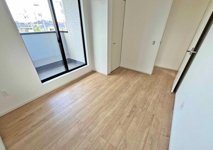 【新築】坂戸市片柳5期 2号棟の洋室|2F 5.6帖洋室です！