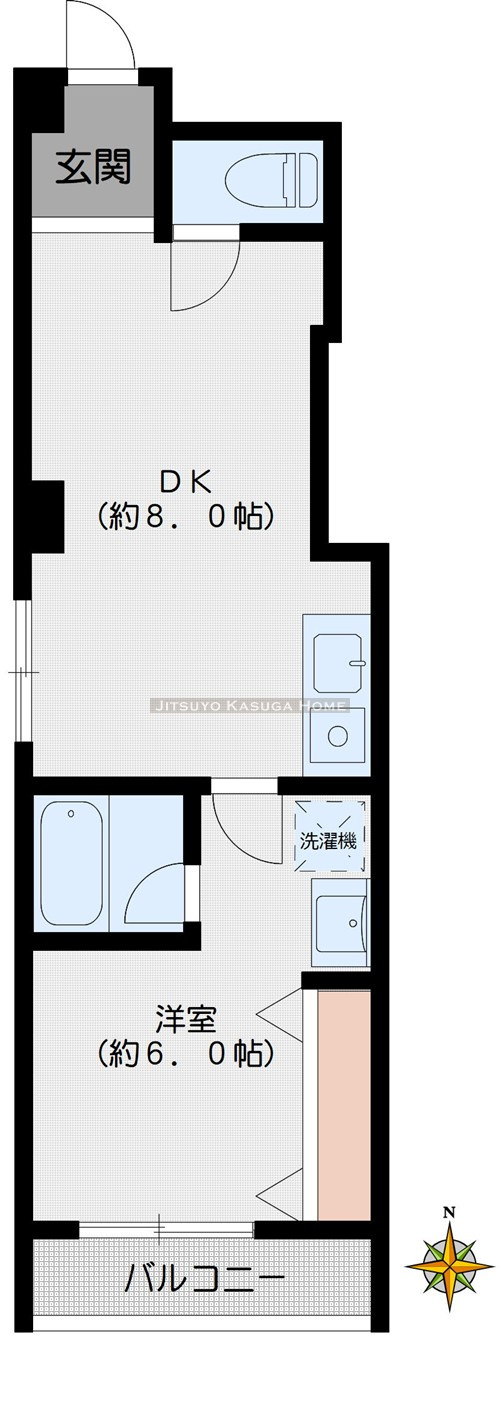 類似間取り参考写真です。