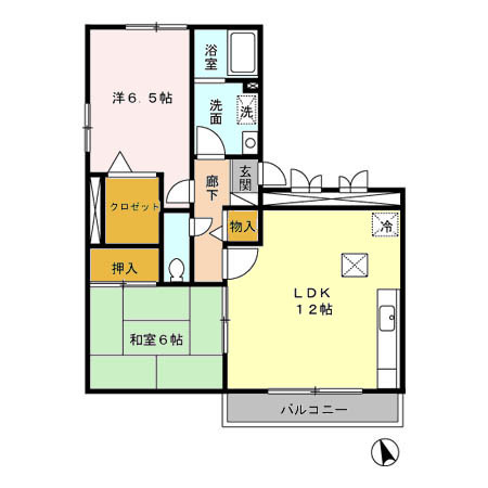 【間取り】 | グリーンコート