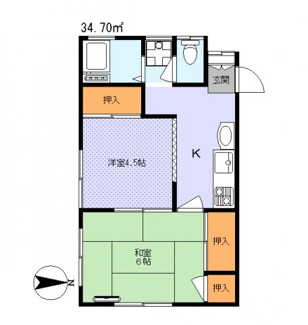 【間取り】 | ハイム深澤Ａ棟