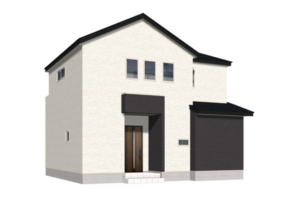 【外観パース】 | 古賀市天神4丁目2期2号棟 | 外観パースです