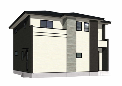 【外観パース】 | 北九州市八幡西区中の原3丁目3期3号棟 | 外観パースです