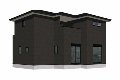 【外観パース】 | 北九州市八幡西区中の原3丁目3期3号棟 | 外観パースです