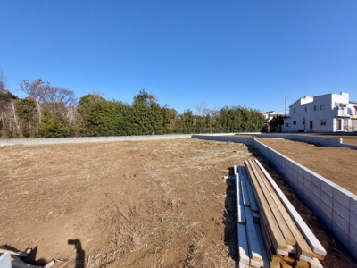 【外観】 | 大野町2丁目　10区画分譲地　⑥号地 | 6号地付近（6～10号地は造成工事前）
