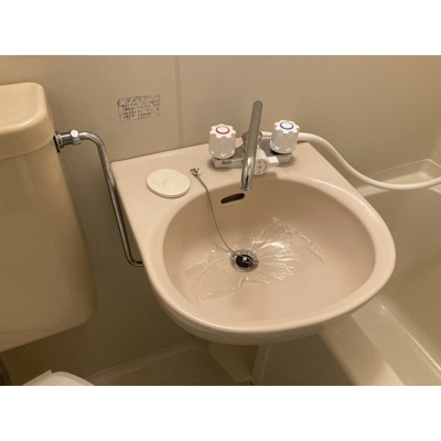 【洗面所】 | スターマンションⅡ | 脱衣スペースもあります