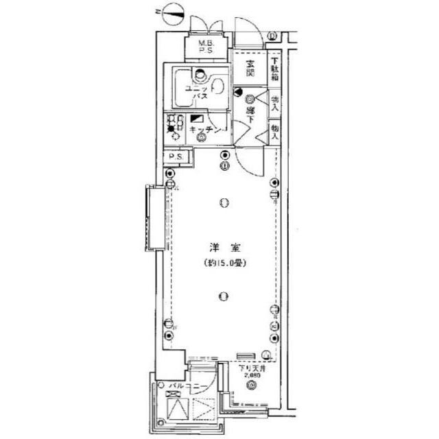 メゾン文京関口Ⅱの間取り