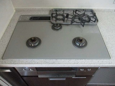 【設備】 | ライオンズマンション田無イーストレジデンス | 3口ガスコンロ,グリル　※2025年8月撮影