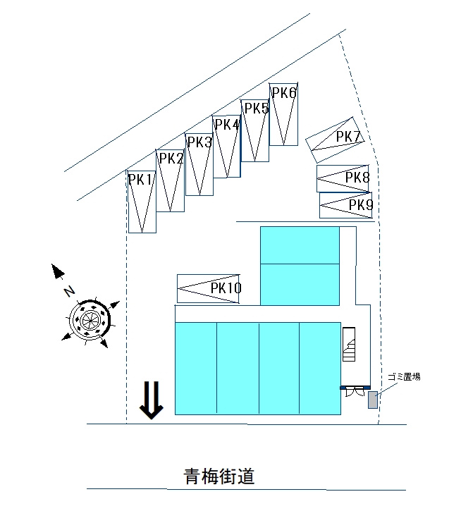 サニーコーポ駐車場