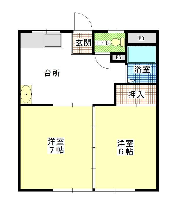 ひたちなか市高場６丁目のアパート