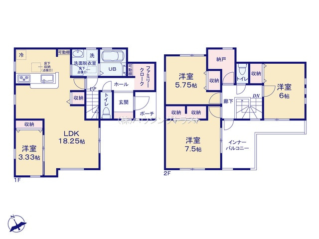仲介手数料無料　Livele Garden.S　所沢上新井第16期　全５棟の間取り