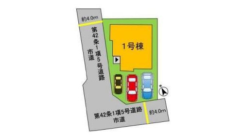 よかタウン　岡山市中区清水1丁目【仲介手数料無料】の区画図