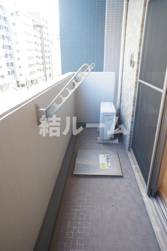 豊島区東池袋５丁目の賃貸マンションのバルコニー