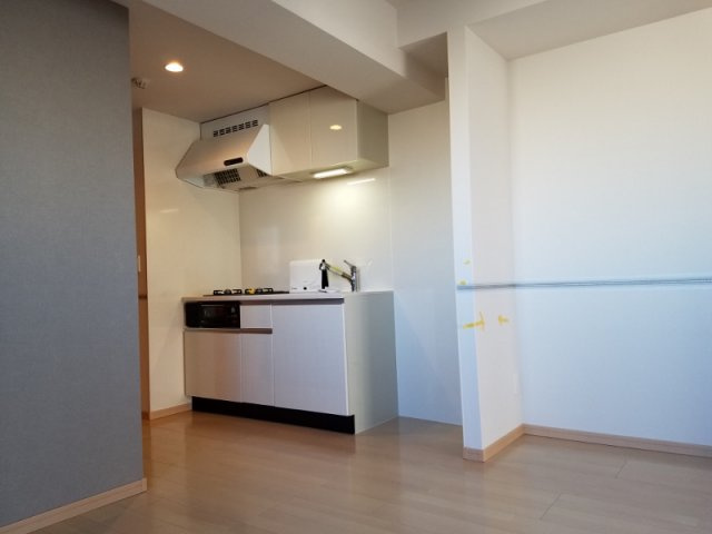 プライムコート千成の居間・リビング|キッチン周り