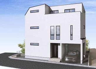 【外観パース】 | 本パースは、イメージ図につき、風景、建物、植栽などについては施工後の現物との差異が生じます
つきまして本パースによって生じたいかなる損害については一切責任を負いません