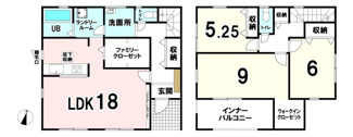 【間取り】 | 【20万円ｷｬｯｼｭﾊﾞｯｸ対象物件】リーブルガーデン斑鳩町龍田3期 全2棟 2号棟 | 施工例