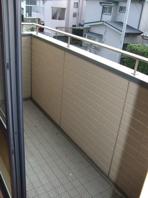 ドミール寿のバルコニー