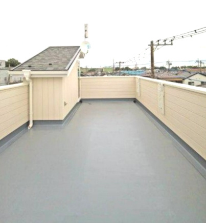 【新築】入間郡三芳町北永井新築分譲住宅 全1棟のバルコニー