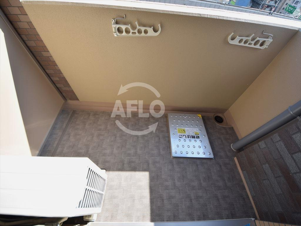 レオンコンフォート本町東Ⅲのバルコニー|レオンコンフォート本町東Ⅲ　バルコニー