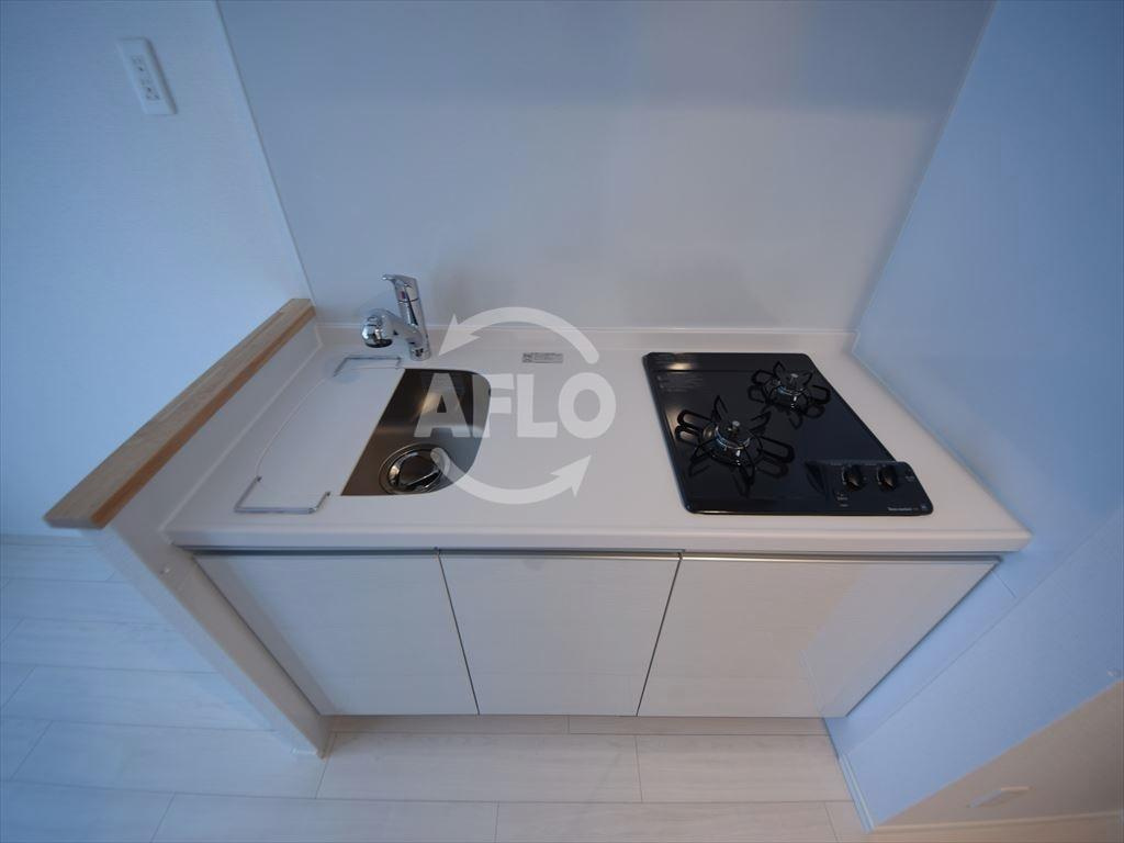 レオンコンフォート本町東Ⅲのキッチン|レオンコンフォート本町東Ⅲ　2口ガスシステムキッチン