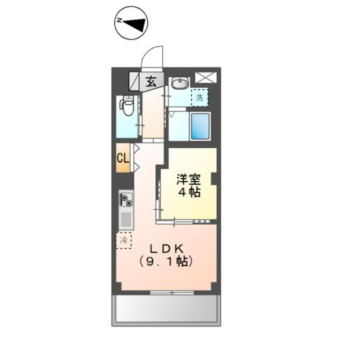 コンフォート　若木の間取り