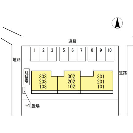【区画図】 | セゾン西橋本