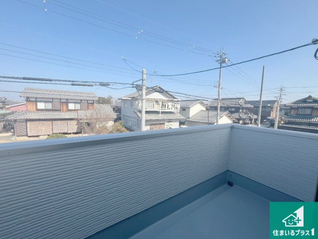 守山市荒見町　第1期　新築一戸建てのバルコニー|日当たりのよいバルコニー！お部屋が開放的に！