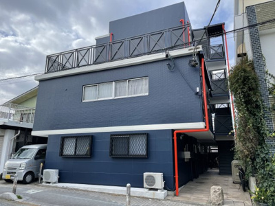 【外観】 | 御幸ヶ浜マンション | 外壁塗装済み