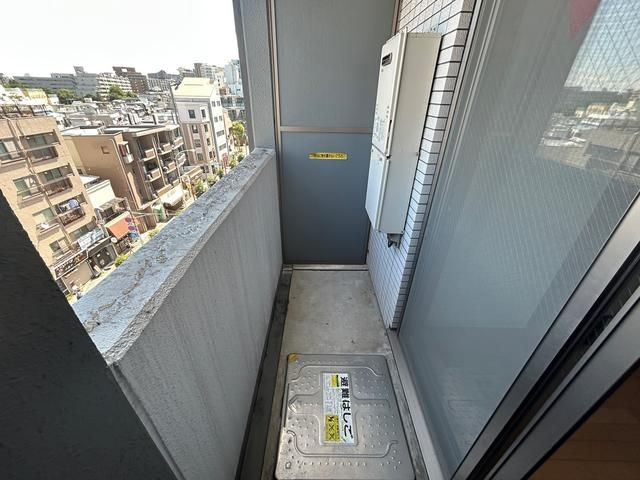 ルーク西早稲田のバルコニー