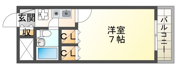 アーバンエース西神戸パルの間取り