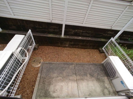 グレイスのバルコニー|外からの目が気にならないバルコニーで洗濯物が干せます