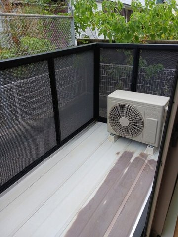 ボヌール　Ｂのバルコニー|落ち着いた時間を過ごせるバルコニーです