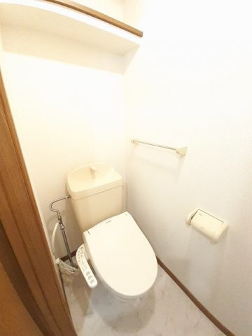 メゾン　パサニアＣのトイレ|トイレもきれいです