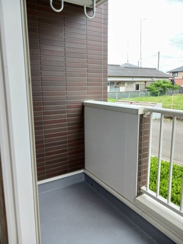 サニースクエアＢのバルコニー|落ち着いた時間を過ごせるバルコニーです