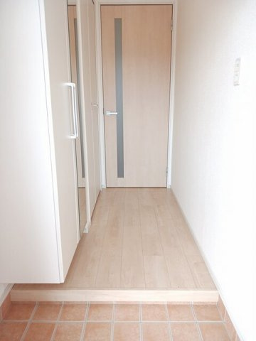 フルール　蘭Ⅱ　Ｂの玄関|毎日通る玄関はこちらです