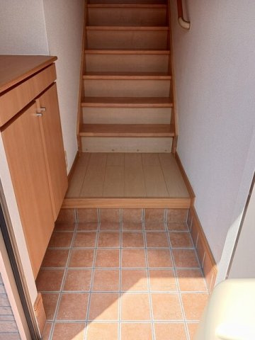 ティファニーハイツ　Ⅱの玄関|毎日通る玄関はこちらです