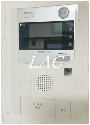 【セキュリティ】 | 蓮沼ハイム | モニター付きインターホンです。