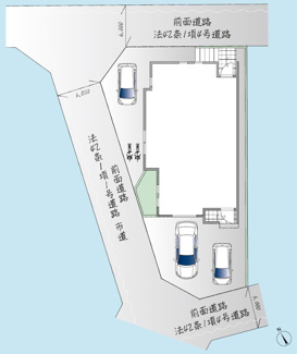 【区画図】 | 【仲介手数料無料！！】稲城市南山　新築戸建て（全1棟）1号棟　7980万円