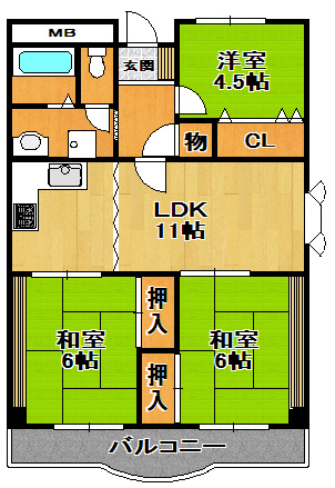 第一寿楽アビタシオンの間取り