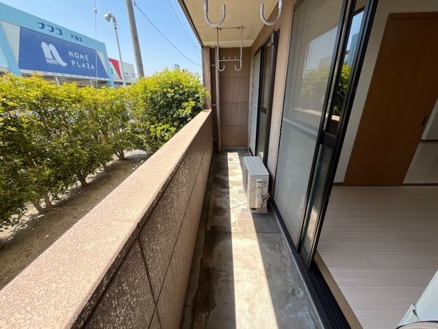 サンピア大福のバルコニー