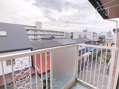【バルコニー】 | ヴァンベール三新 A棟【名古屋市賃貸・インターネット対応】