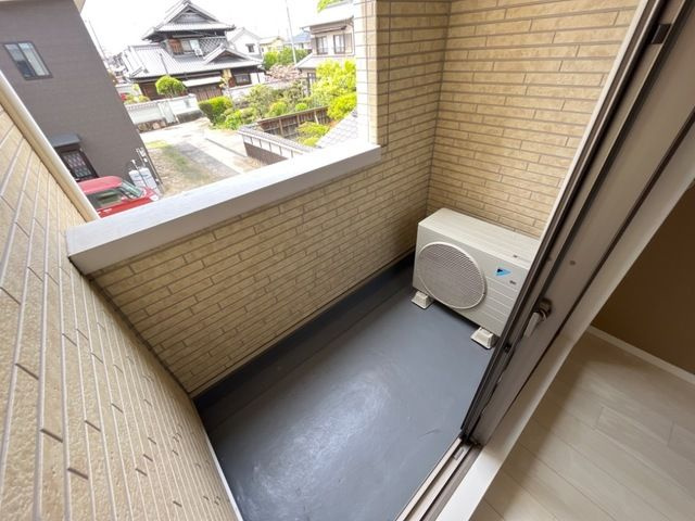 ディアコート　Ｌのバルコニー