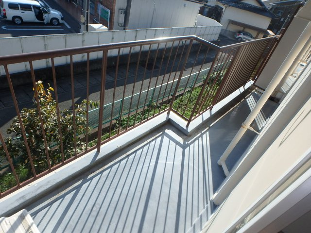 S0029R　蓮台寺コーポのバルコニー