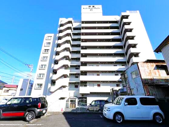 伊東シーサイドセンチュリー21の外観|海抜3ｍの立地